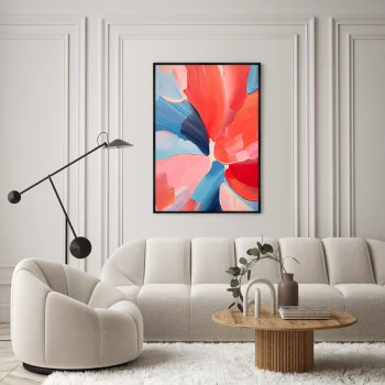 Постер на холсте The blooming flowers 75X105 CM