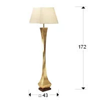 Торшер Deco золотой 43X172 CM