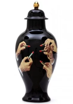 Фарфоровая ваза Lipsticks Toiletpaper Vase 20X20X47 CM
