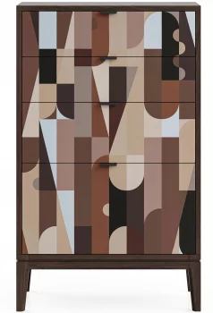 Высокий комод Timeless Factura 67X45X110 CM
