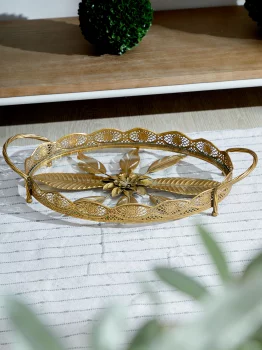 Поднос декоративный Zal 49X30X10 CM