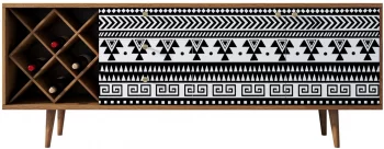 Комод с бутылочницей Berber 180X40X70 CM