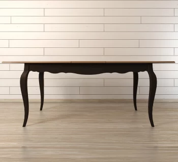 Раскладывающийся обеденный стол Леонтина Black 200X90X77 CM