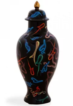 Фарфоровая ваза Snakes Toiletpaper Vase 20X20X47 CM