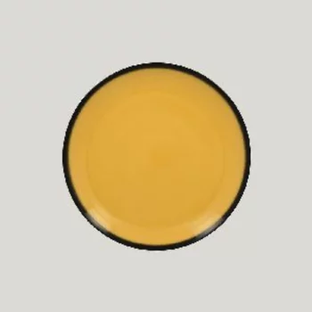 Тарелка круглая RAK Porcelain LEA Yellow 27 см (желтый цвет)
