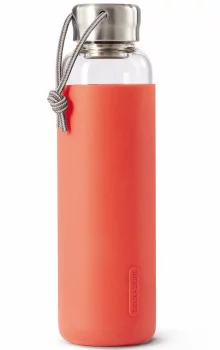 Бутылка для воды стеклянная 600 ml коралловая