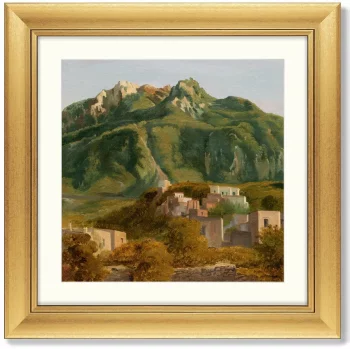 Постер Village on the Island of Ischia 61X61 CM