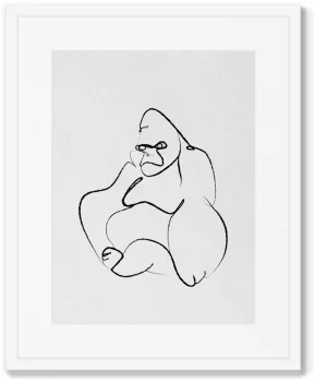 Постер Gorilla 42X52 CM