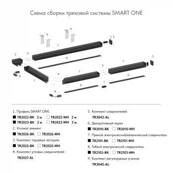 Профиль для шинопроводов Denkirs TR3044-AL