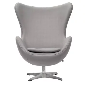 Кресло EGG CHAIR светло-серый кашемир