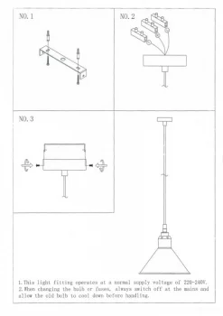 Подвесной светильник Loft 21X21X25 CM