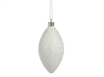 Елочное украшение Foil White