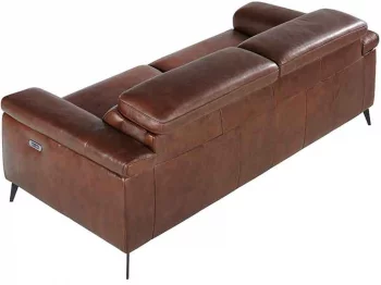 Диван-реклайнер кожаный Lacroix 215X99X103 CM