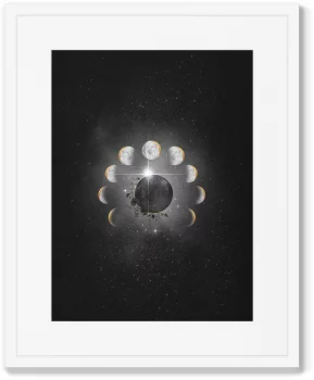 Набор двух постеров Lunar composition 42X52 / 42X52 CM