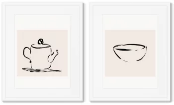 Набор из двух постеров Tea ceremony 42X52 / 42X52 CM