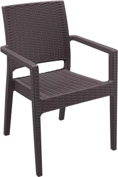 Стул Ibiza 58X59X87 CM коричневого цвета