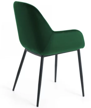 Стул с подлокотниками Konna 59X52X83 CM зелёный