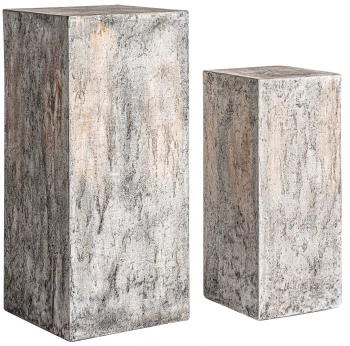 Набор из двух декоративных подставок Arvit 40X40X90 / 30X30X68 CM