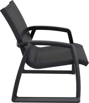 Кресло пластиковое Pacific 76X76X85 CM чёрное