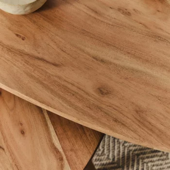 Набор из двух столиков Duvani 61X60X55 / 43X42X39 CM