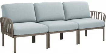 Диван садовый с подушками Komodo 216X78X88 CM