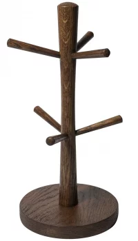 Подставка для кружек дубовая 15X15X32 CM
