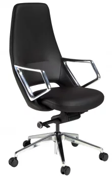 Офисное поворотное кресло из экокожи Raimundo 57X68X113 CM