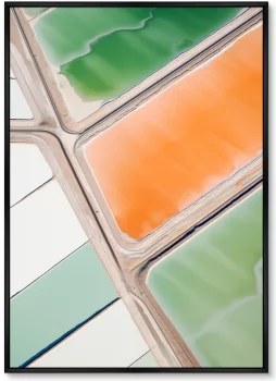 Постер на холсте Salt lakes 75X105 CM