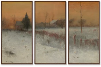 Триптих Home at Montclair 52X105 / 52X105 / 52X105 CM