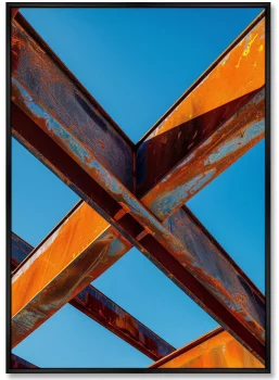 Набор из двух постеров на холсте Metal Lines 75X105 / 75X105 CM