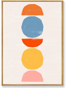 Постер на холсте Color vibes 75X105 CM