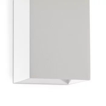 Белый квадратный настенный светильник 1xGU10 LUNE 6.5X8X10 CM