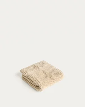 Бежевое жаккардовое полотенце для рук Olvira из 100% хлопка 30X50 CM
