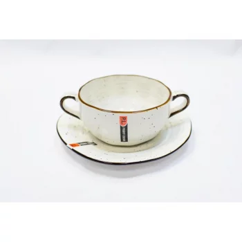 Бульонная пара 300 мл d 10,5 см h5,5 см White Fusion P.L. Proff Cuisine [1]
