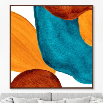 Постер на холсте Forms and colors 105X105 CM