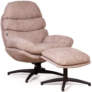 Кресло с оттоманкой Sven 80X92X103 / 48X44X45 CM