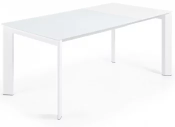 Раскладной стеклянный стол Atta 120-180X80X76 CM