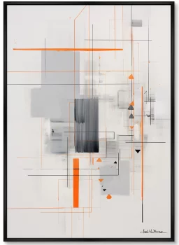 Набор из двух постеров на холсте Crystallization of color 75X105 / 75X105 CM