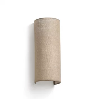 Настенный светильник Otton R Round Jute вертикальный 2xE27 37X15X12 CM