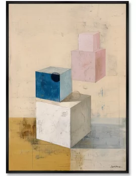Постер на холсте Geometric Billiards 75X105 CM