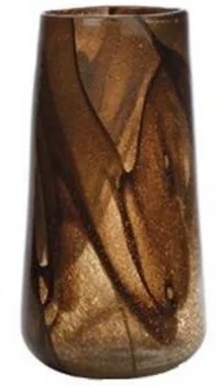 Ваза Leaf Brown Glass 19X19X35 CM