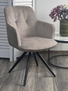 Стул поворотный 360° Norman 63X61X88 CM