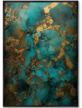 Постер на холсте Malachite melancholy 75X105 CM