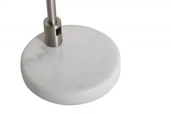 Лампа настольная сатин.никель/акрил,мрамор 18*25*h.56см