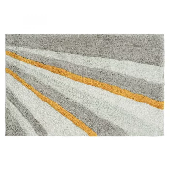 Коврик для ванной из хлопка с рисунком tulip field из коллекции terra, 50х80 см