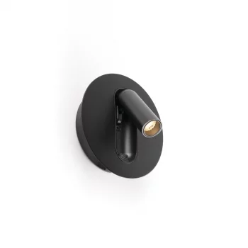 Бра с ридером USB черный LED 2700K TIMIT 14.5X5.3X14.5 CM