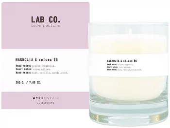 Свеча ароматическая Lab Co Magnolia and Spices 40 часов горения