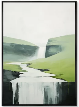 Набор из двух постеров на холсте Milky Rivers 75X105 / 75X105 CM