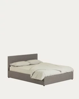 Кровать с подъёмным механизмом и местом для хранения Nahiri для матраса 160X200 CM 171X215X90 CM