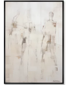 Постер на холсте Hockey players 75X105 CM